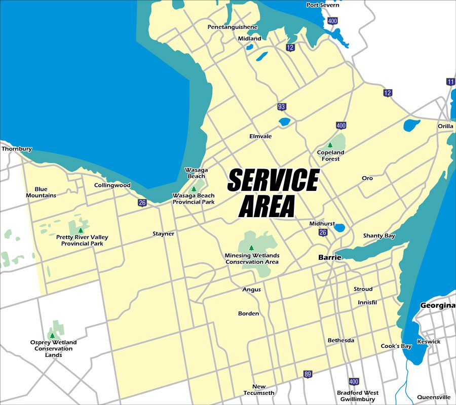 service area map